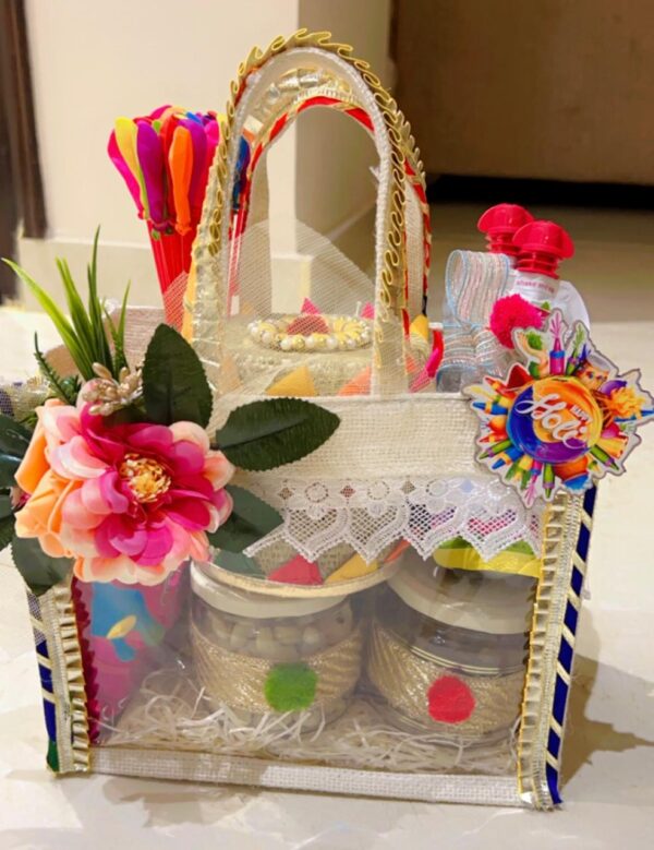 Holi Gift Hamper With Sweets